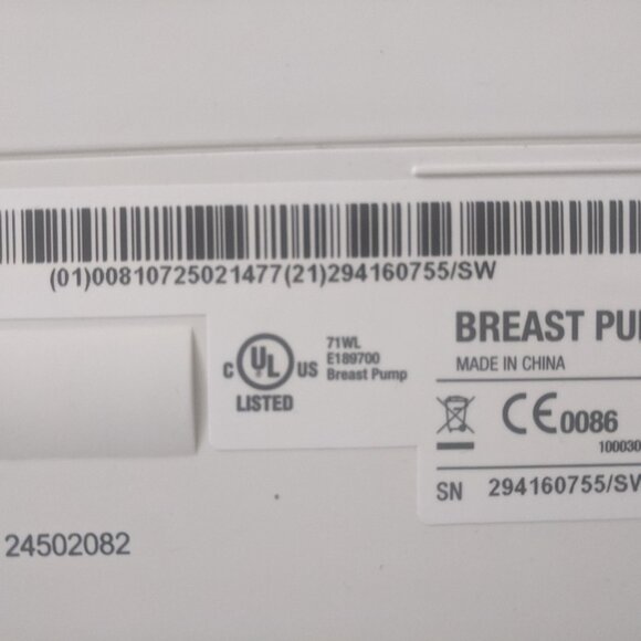 Ameda Purely Yours Portable Double Electric Breast Pump w/ Bag + Nursing Pads - Picture 5 of 6